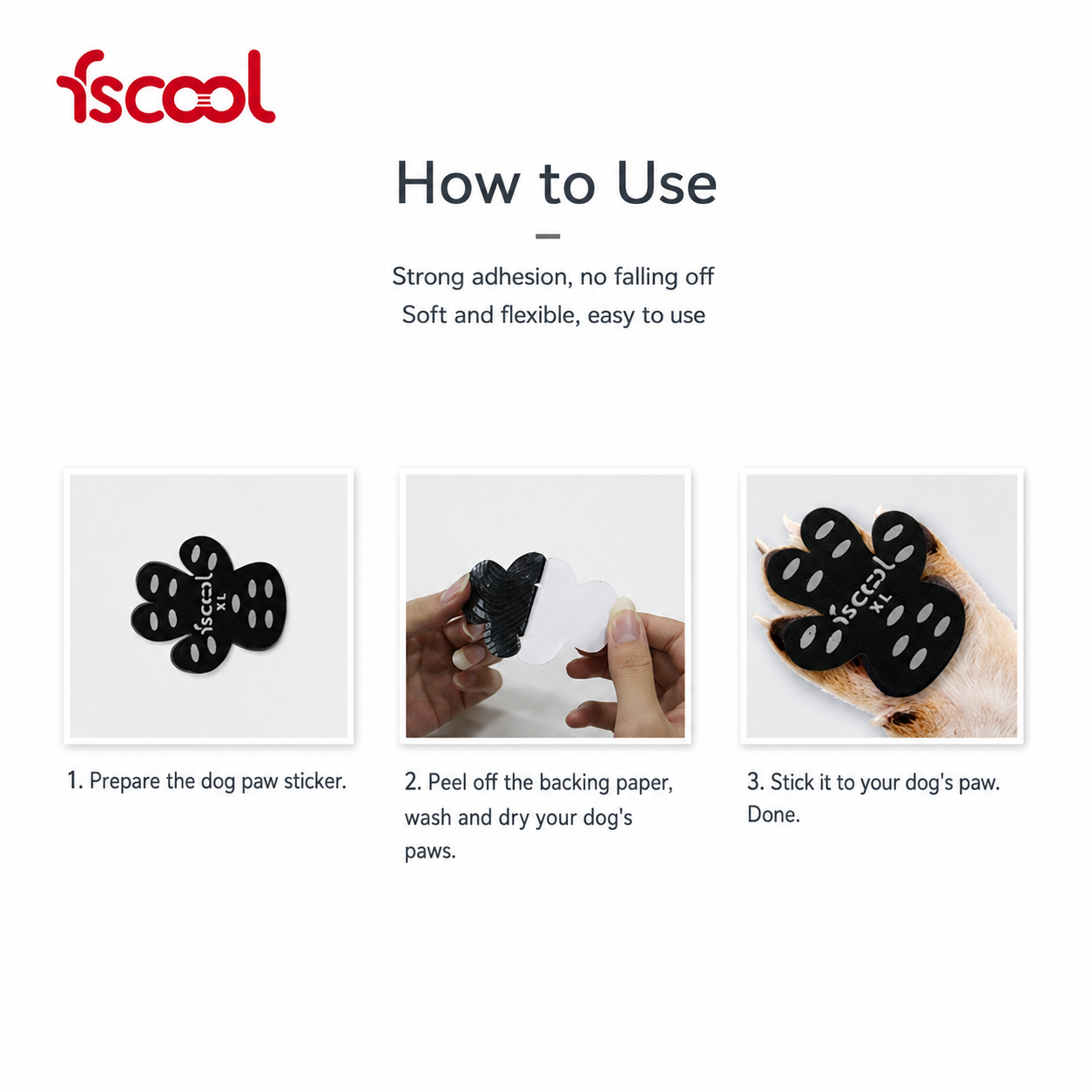 Senior Dog Anti-Slip Paw Stickers