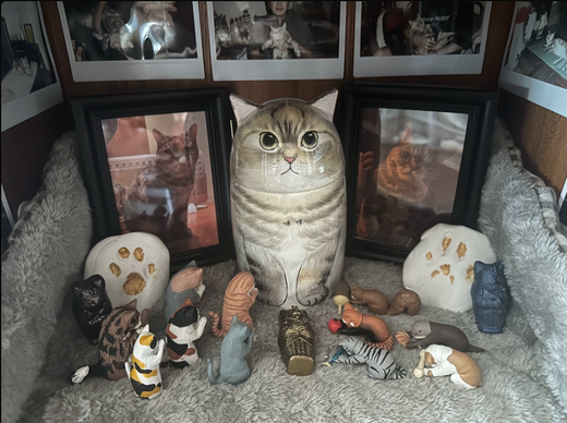 Customer photo of custom pet memorial