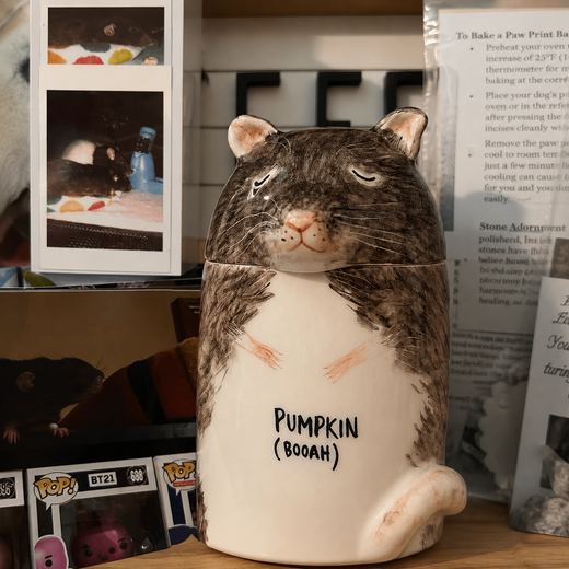 Customer photo of custom pet memorial