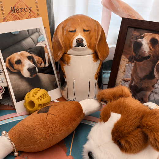 Customer photo of custom pet memorial